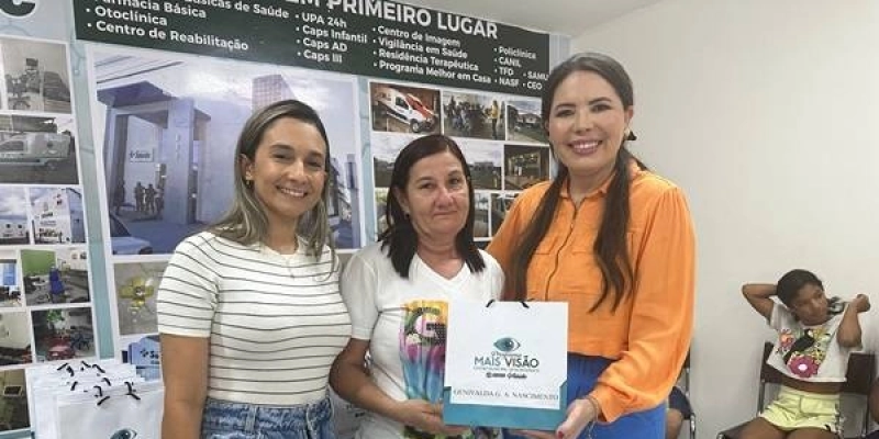 Secretaria de Saúde de Sousa realiza mais uma etapa de entrega de óculos através do Programa Mais Visão