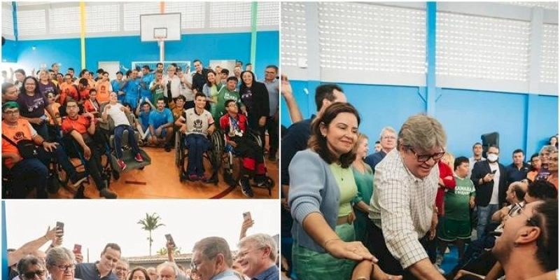 Pollyanna Dutra destaca importância do novo ginásio poliesportivo da APAE em Campina Grande, inaugurado nesta sexta (15)
