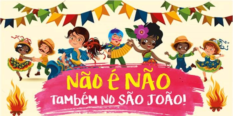 "Não é Não": Assembleia participa de campanha de combate à violência contra a mulher no São João