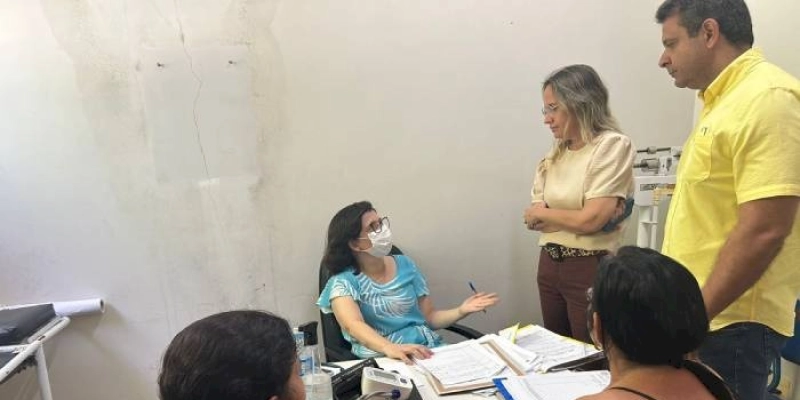 Secretária executiva de Saúde e equipe técnica visitam USFs que estão em reforma no Valentina Figueiredo, em JP