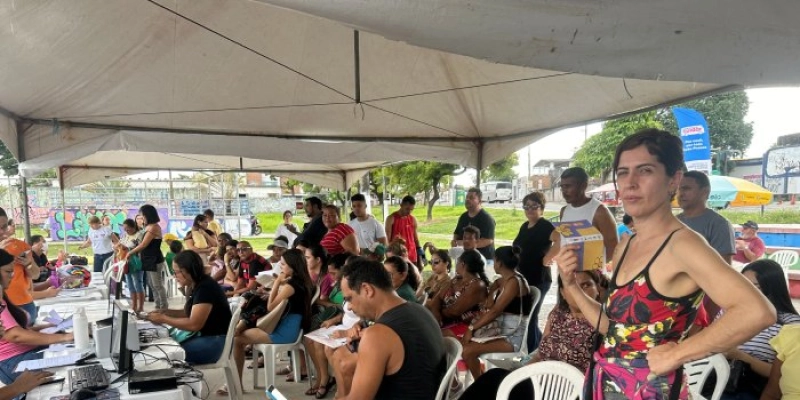 Ação de enfrentamento ao abuso sexual de crianças e adolescentes é realizada na Caravana do Cuidar
