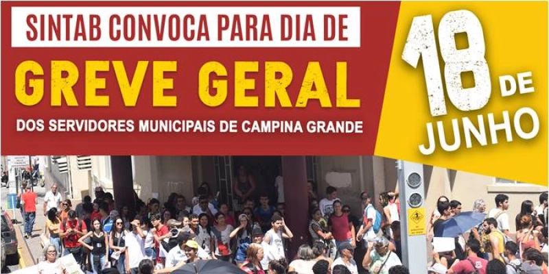Servidores de Campina Grande farão paralisação nesta terça-feira