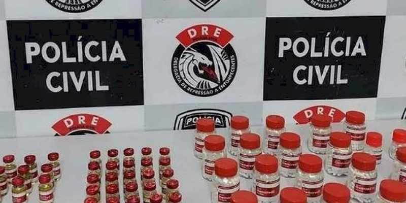 Polícia Civil apreende vasta quantidade de substância utilizadas como anabolizantes