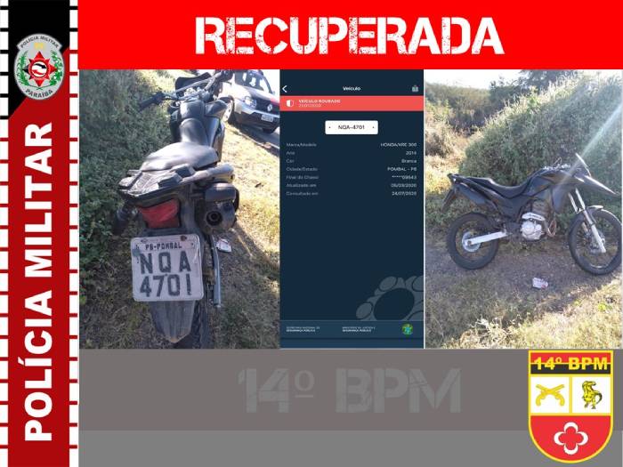 Motocicleta Recuperada