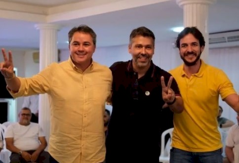 Efraim, Leonardo, e Pedro Cunha Lima