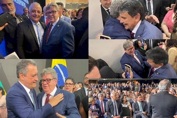João Azevêdo prestigia posses de cinco ministros e destaca importância do diálogo com o governo federal