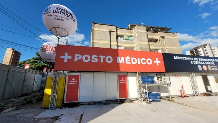 Posto Médico no Parque do Povo, em Campina Grande