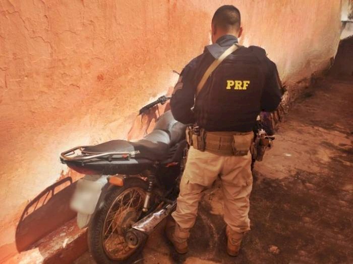 Motocicleta que havia sido roubada/furtada em João Pessoa