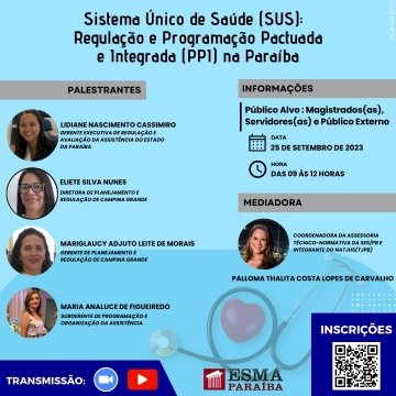 Webinário sobre regulação no SUS ocorrem até esta sexta
