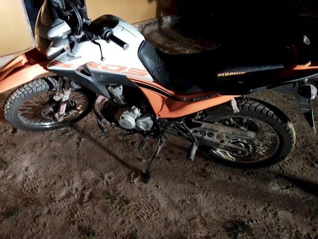 Bros recuperada pela Polícia Militar