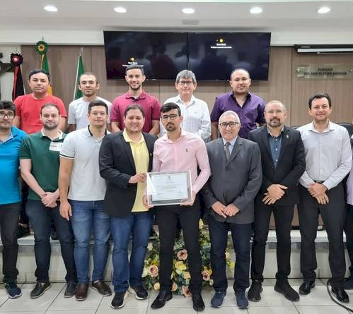 Entrega Título de Cidadão ao servidor da Casa, Breno Francisco Pereira