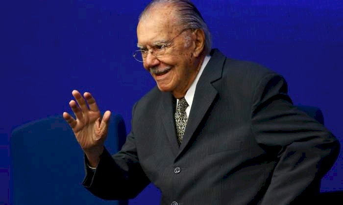 Ex-presidente da República José Sarney (MDB), de 93 anos