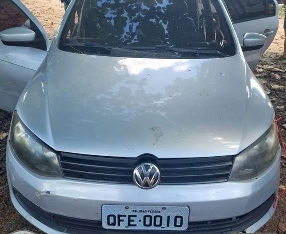 Veículo apreendido pela PM, na cidade de João Pessoa