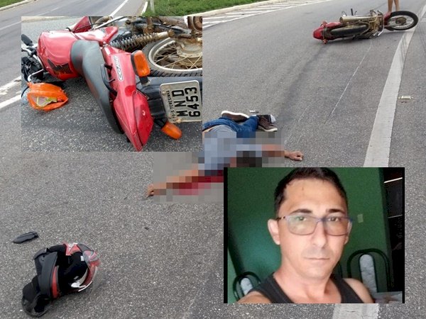 Violência no Trânsito – Motoqueiro morre vítima de acidente envolvendo moto e caminhão em trecho da BR-230, no sertão 