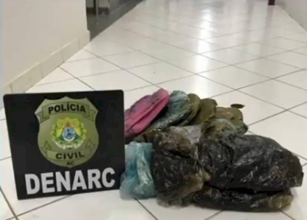 Droga apreendida pela Polícia Civil