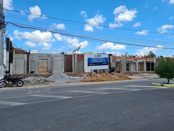 Obra de ampliação e revitalização da Secretaria de Educação de Sousa