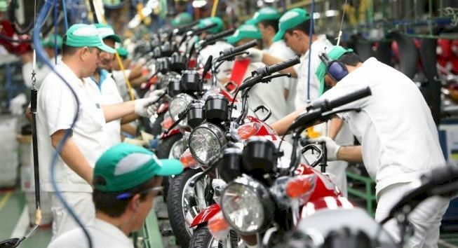 Produção de motocicletas no Brasil