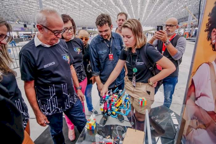 Abertura da Olimpíada Brasileira de Robótica em JP