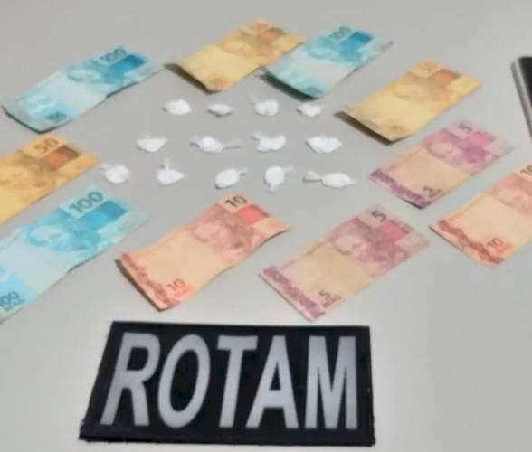 apreensão de droga em Patos, após informações