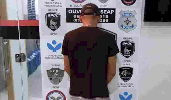 Prisão de homem por infringir medida cautelar, na cidade de Cajazeiras