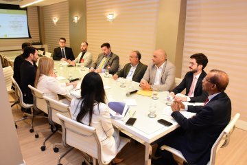 Presidente do TJPB recebeu representantes do município