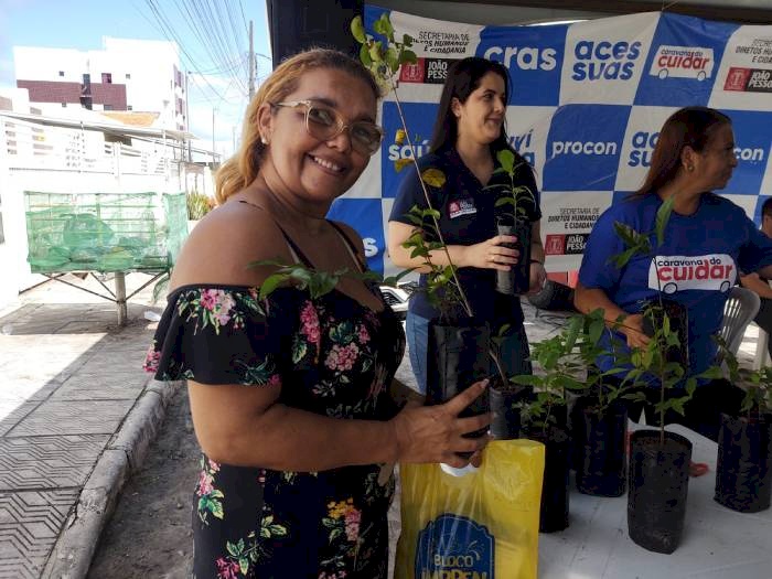 Projeto itinerante da Caravana do Cuidar, em João Pessoa