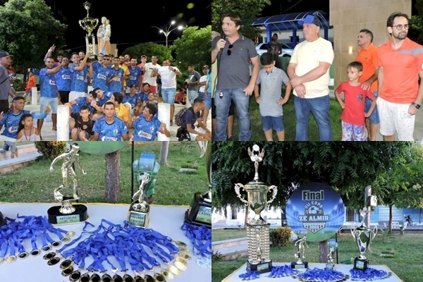 Mocó Esporte Clube se consagra o Campeão da copa Vll Zé Almir de futebol amador, em São José da Lagoa Tapada 