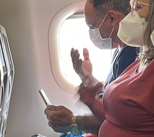 Prefeito e Vice de Marizópolis passam por forte turbulência durante voo até Brasília neste sábado 