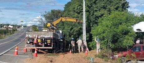 Famílias beneficiadas com estruturação elétrica padrão