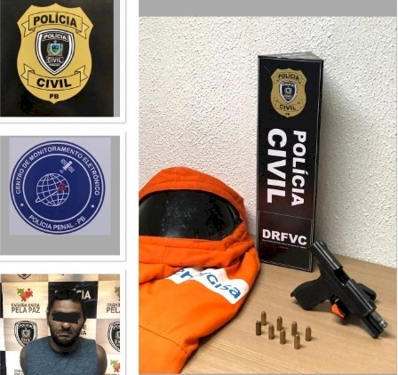 Homem preso em ação policial em João Pessoa 
