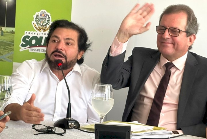 Vice-prefeito ,Zenildo, e Fábio Tyrone