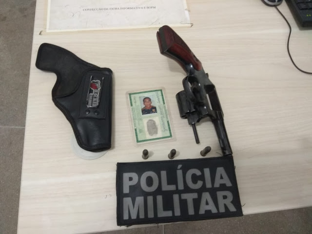 Revólver Apreendido em Triunfo