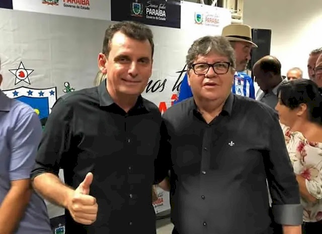 Deputado estadual diplomado, Chico Mendes e o governador João Azevêdo