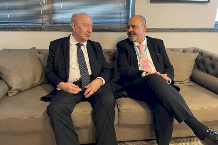 Francisco Gadelha e o presidente do Conselho Nacional do SESI, Vagner Freitas, nomeado pela Presidência da República