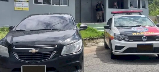 Veículo recuperado pela polícia em João Pessoa 
