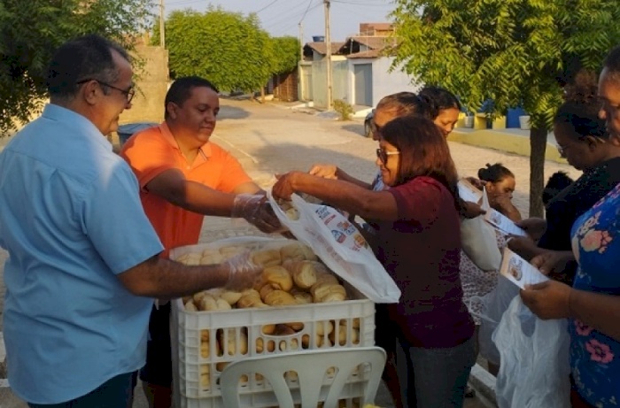 Café da manhã com a equipe do Programa Pão na Mesa