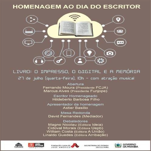 O tema escolhido é “Livro: o impresso, o digital, e a memória”