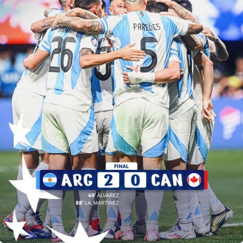 Vitória da Argentina sobre o Canadá