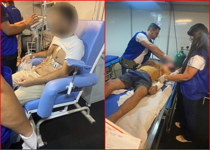 Atendimento a mais de 30 pacientes no Terreiro do Forró