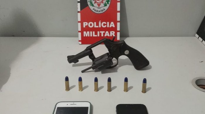 Apreensão de arma e munições na cidade de Mamanguape