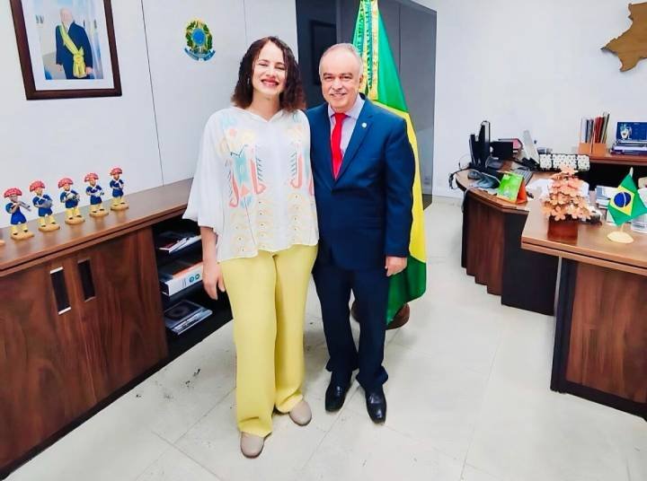 Luciana Santos e Inácio Falcão
