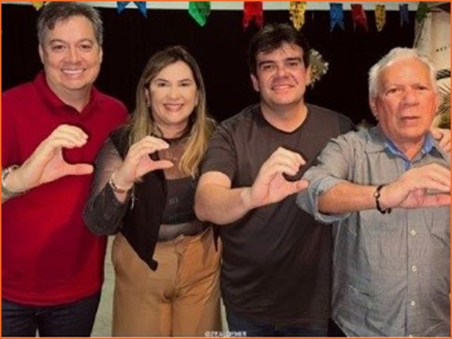 Júnior Araújo, Socorro Delfino, Eduardo Carneiro, e Zé Aldemir