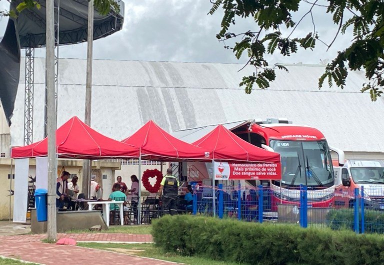 Unidade móvel do Hemocentro
