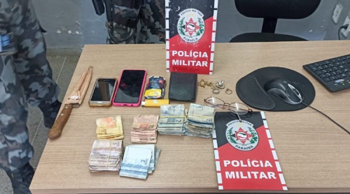 Material que foi roubado de Casa Lotérica em Campina Grande