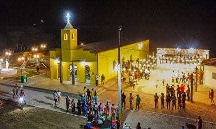 Inauguração da Praça Pública no sítio Tapera, zona rural do município do Congo