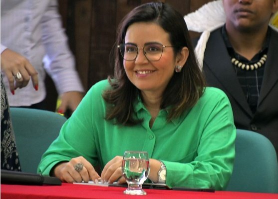 Secretária de estado do desenvolvimento humano da Paraíba, Pollyanna Dutra