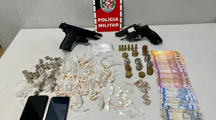 Prisão de suspeito com arma e drogas durante ação em Capim