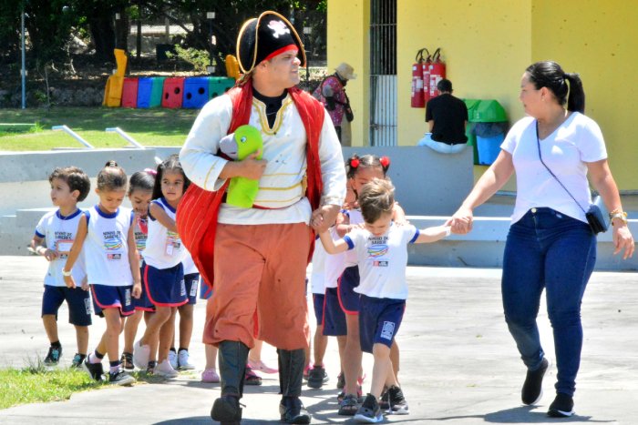 Atividades para a criançada na Estação Cabo Branco