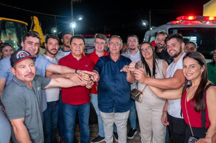 Inauguração de Hospital, Policlínica e entrega de quatro veículos em Cubati