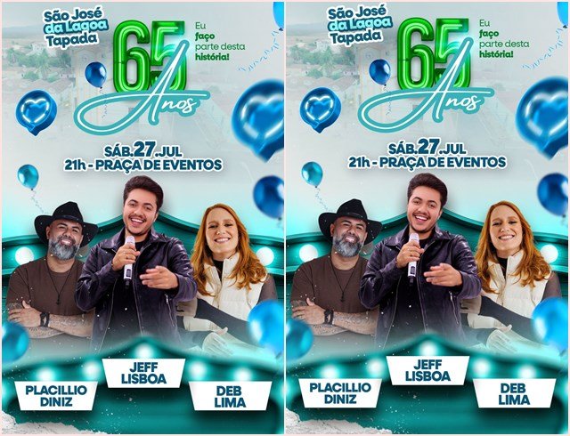 Programação de Emancipação Política em São José da Lagoa Tapada